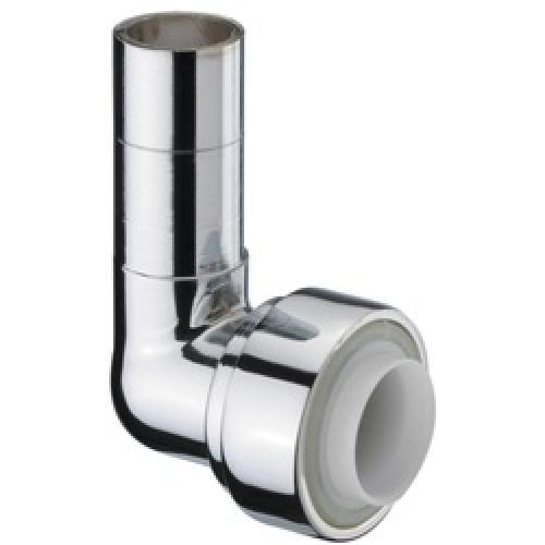 RADIATOR VALVE ELBOW NICKEL 10MM PUSH FIT Twiggs